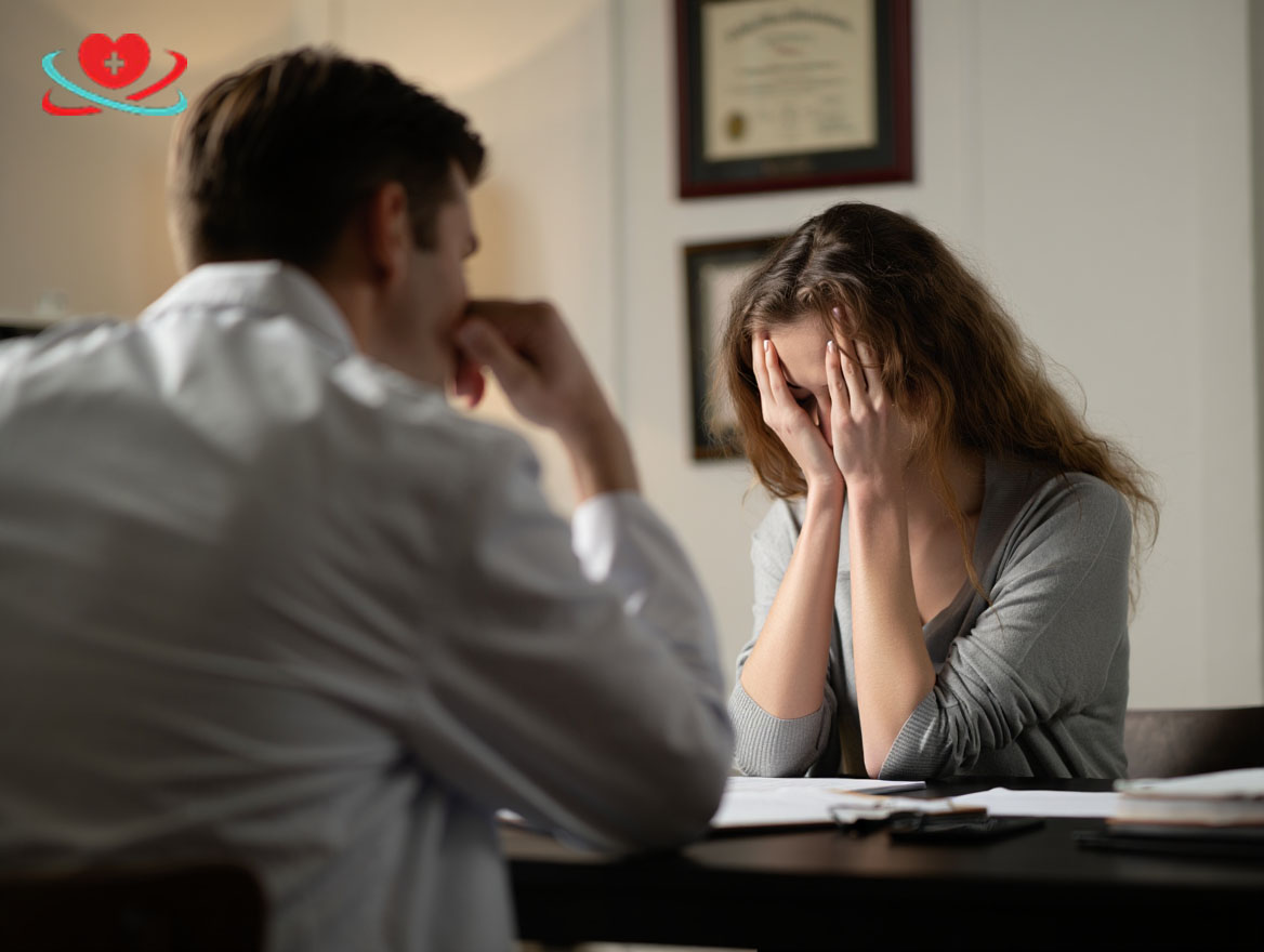 Врач консультирует пациента